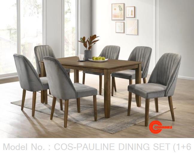 COS-PAULINE DINING SET (1+6)